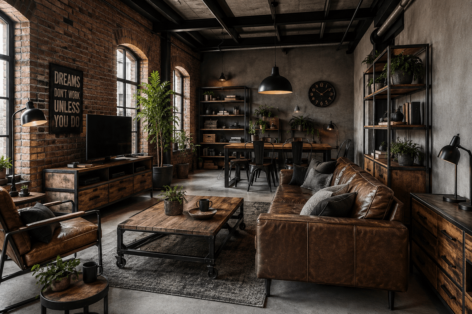 Industriální styl: nábytek s charakterem